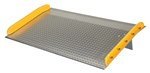Aluminum Dock Board, Steel Curbs, 15K, 48" x 42"