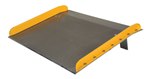 Aluminum Dock Board, Steel Curbs, 15K, 60" x 48"