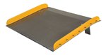 Aluminum Dock Board, Steel Curbs, 15K, 60