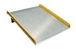 Aluminum Dock Board, Steel Curbs, 20K, 60" x 60"