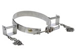 Tilting Drum Ring, 30 Gallon, Stainless Steel