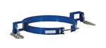Tilting Drum Ring, 55 Gallon, Blue