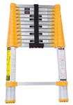 Aluminum Telescopic Ladder, 12ft, 225lb