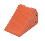 Wheel Chock, Plastic Coated, Foam Filled