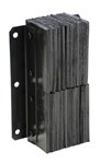 Laminated Dock Bumper, Vertical, 6" x 20" x 11"