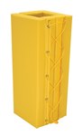 Structural Column Pad for 6" x 6" Beam, Yellow, 3'H