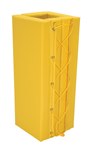Structural Column Pad for 12" x 12" Beam, Yellow, 3'H