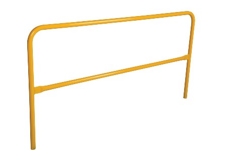 Steel Pipe Safety Railing, 84"L