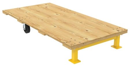 Semi-Live Hardwood Skid, 36 x 72