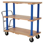 Triple Deck Hardwood Platform, 24 x 48