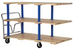 Triple Deck Hardwood Platform, 36 x 72