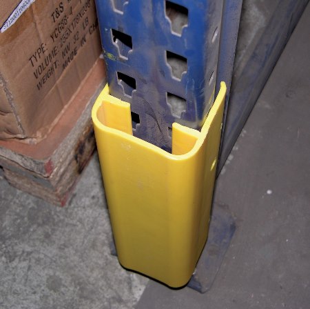 Poly Rack Shield, Yellow, 12"