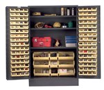 137 Bin Storage Cabinet, 48" x 78"