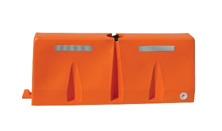 Interlocking Traffic Barrier, 5', Orange