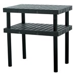 Plastic Grid Top Work Bench, 36 x 24 x 36