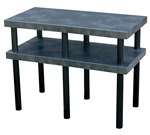 Solid Plastic Work Bench Table, 48 x 24 x 36