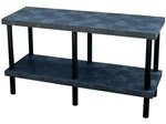 Solid Plastic Work Bench Table, 66 x 24 x 36