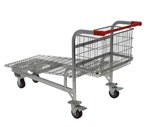 Nestable Wire Cart, 28 x 59 x 36
