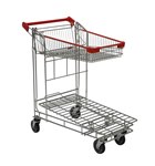 Nestable Wire Cart, 17 x 36 x 40