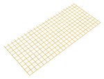 Wire Mesh for Steel Safety Handrail, 22"