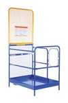 Steel Work Platform, 36" x 48", 84"H Back Plate