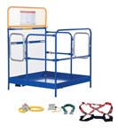 Steel Work Platform, 36" x 48", Dual Doors, Full Featured