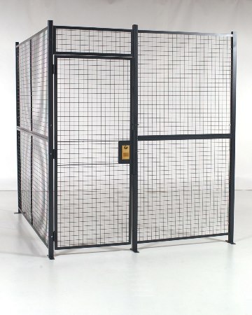 Wire Cage, 4 Sides, With Ceiling, 8 x 8