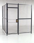 Wire Cage, 4 Sides, With Ceiling, 8 x 8