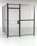 Wire Cage, 3 Sides, No Ceiling, 12 x 12