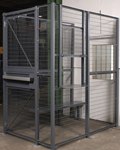 Driver Access Cage, 3 Sided, 48 x 48