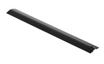 Extruded Aluminum Hose & Cable Crossover, Black, 24"