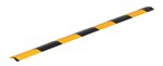 Extruded Aluminum Hose & Cable Crossover, Yellow & Black, 48"