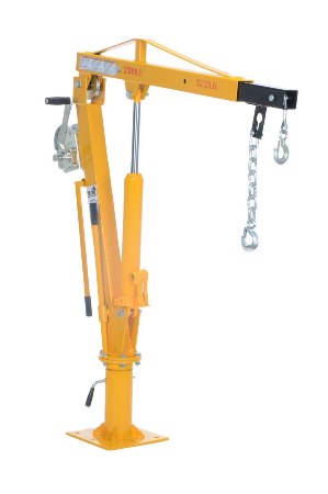 Winch Operated Truck Jib Crane, 1k Extended