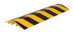 Extruded Aluminum Hose & Cable Crossover, Yellow & Black, 60" x 21"