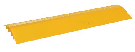 Extruded Aluminum Hose & Cable Crossover, Yellow, 72" x 21"
